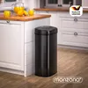 MONZANA® Poubelle automatique acier inoxydable 58 L capteur Voir les images du produit 2