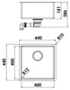 CORNO Basso 3 Edelstahl Spüle mit Flachrand / ab 50 cm Produktbild-Vorschau 2