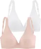 PETITE FLEUR Bralette-BH rosé+weiß Größe 70 Cup D Produktbild-Vorschau 4