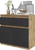 FURNICA - NOAH - Kommode / Sideboard mit 2 Schubladen und 2 Produktbild-Vorschau 1