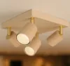 LUXOLAR Lampa sufitowa plafon 4-punktowy GU10 LED beżowy, Podgląd zdjęcia produktu 6