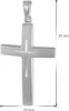 trendor 60705 Silber Kreuz mit Kette für Herren, 50 cm Produktbild-Vorschau 6