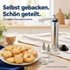 Edelstahl Gebäckpresse mit 20 Schablonen und 8 Tüclen Produktbild-Vorschau 10
