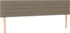 vidaXL Boxspringbett mit Matratze & LED Taupe 200x200 cm Produktbild-Vorschau 7