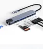 USB-C-Hub 8-in-1 Grau Aluminium mit 4K HDMI, USB 3.0, USB-C Produktbild-Vorschau 3