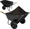 Springos® Garten-Schubkarre 300 Liter Zweirad-Schubkarre Produktbild-Vorschau 7