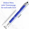 10 Stück Druckkugelschreiber mit schwarzer Tinte, 2-in-1 Produktbild-Vorschau 5