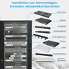 Extralink 19 Zoll Netzwerkschrank 42U 800x800 Schwarz Produktbild-Vorschau 2