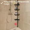 Brixy Duschregal – Teleskopisch – 85–305 cm – Ohne Bohren – Produktbild-Vorschau 2