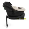 A side view of a black and beige baby car seat with a black base and a yellow support leg. Náhľad obrázku produktu