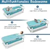UISEBRT Klappbadewanne 132x61x54cm Faltbare Badewanne Produktbild-Vorschau 5