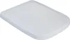 A white toilet seat lid is shown from a slightly elevated diagonal angle against a white background. Podgląd zdjęcia produktu