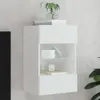 Pensile TV con luci LED bianco 40x30x60,5 cm Anteprima dell’immagine prodotto 2