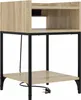 vidaXL Nočný stolík s policou Sonoma dub 40 x 40 x 61 cm Náhľad obrázku produktu 1