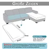 Sofa Überzug Jacquard Kariert für 3-Sitzer, Sofa Bezug Produktbild-Vorschau 6