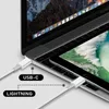 A close-up shot showing a USB-C cable connected to a MacBook and a Lightning cable connected to an iPad. Náhľad obrázku produktu