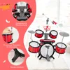 Batteria COSTWAY con tastiera e sgabello, batteria jazz con Anteprima dell’immagine prodotto 4