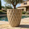 Provencelia Keramik Pflanzkübel Monet Beige, Ø28 x H28 cm, Produktbild-Vorschau 4