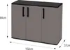 Darmellin Outdoor-Garderobe, Mehrzweck-Balkonschrank, Produktbild-Vorschau 3