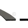 A close-up of a ribbed belt, with a separate illustration of its cross-section. Produktbild-Vorschau