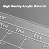 Průhledný magnetický kalendář na lednici, sada 6 barevných Náhled obrázku produktu 5