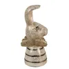 Clayre & Eef Figur Kaninchen 20 cm Weiß Goldfarbig Produktbild-Vorschau 4