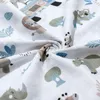 Musselin Mullwindeln – Wickeldecke 120 x 120 cm - Blue Produktbild-Vorschau 3