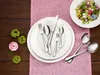 A table setting with cutlery and a salad. Náhled obrázku produktu