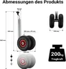 Ruota di supporto doppia Wiltec fino a 200 kg, supporto per Anteprima dell’immagine prodotto 3