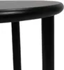 BEGRYF Schwarzer Holzhocker 45 cm – runder minimalistischer Produktbild-Vorschau 11
