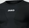 Close-up of a black long-sleeved shirt. Produktbild-Vorschau