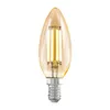 Eglo LED Filament Kerze 4W = 26W E14 Gold 270lm extra Produktbild-Vorschau 4