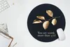 MuchoWow® Mauspad Mousepad Blätter - Gold - Zauberspruch Produktbild-Vorschau 5