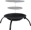 Relaxdays XL Braciere, griglia, attizzatoio, coperchio Anteprima dell’immagine prodotto 5