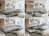 Wohnzimmersofa U-form, Eckcouch, Schlaffunktion und Produktbild-Vorschau 2