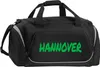 multifanshop Sporttasche - Hannover - Textmarker, schwarz, Produktbild-Vorschau 1