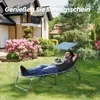 Sonnenliege klappbar – Gartenliege aus Aluminium mit 5-fach Produktbild-Vorschau 6