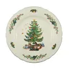 A Christmas-themed plate with a decorated tree and toys. Anteprima dell’immagine prodotto