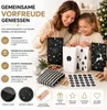 24 stuks adventskalender zakjes, zwart, om te vullen, met Productafbeelding-voorbeeld 3