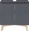Waschbeckenunterschrank 'Overath' 60x60x30cm Grau Produktbild-Vorschau 4