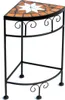 A corner plant stand with a mosaic top. Náhled obrázku produktu