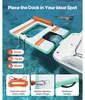 SucceBuy Aufblasbares Schwimmdock, 2,44 x 1,83 m, Produktbild-Vorschau 4