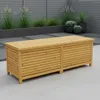 Gartentruhe Holz Braun Kissenbox Auflagenkiste Aufbewahrung Produktbild-Vorschau 1