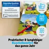 A children's bedding set featuring cartoon characters. Produktbild-Vorschau