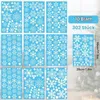 Vensterstickers, sneeuwvlokken, 302 stuks, PVC, Productafbeelding-voorbeeld 6