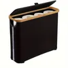 noir Corbeille de rangement du papier toilette ， Étagère WC Voir les images du produit 3