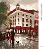 Diamondi - Diamond painting - RENDEZVOUS AN DER ECKE, 40X50 Produktbild-Vorschau 3