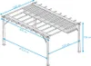 Paragon Outdoor Pergola en aluminium Florenz 1116 imitation Voir les images du produit 9