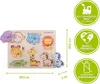 EverEarth Safari-Tiere Puzzle aus Holz – Lernpuzzle zur Produktbild-Vorschau 4