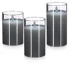 Relaxdays LED Kerzen im Glas, 3er Set, Fernbedienung, Timer Produktbild-Vorschau 7